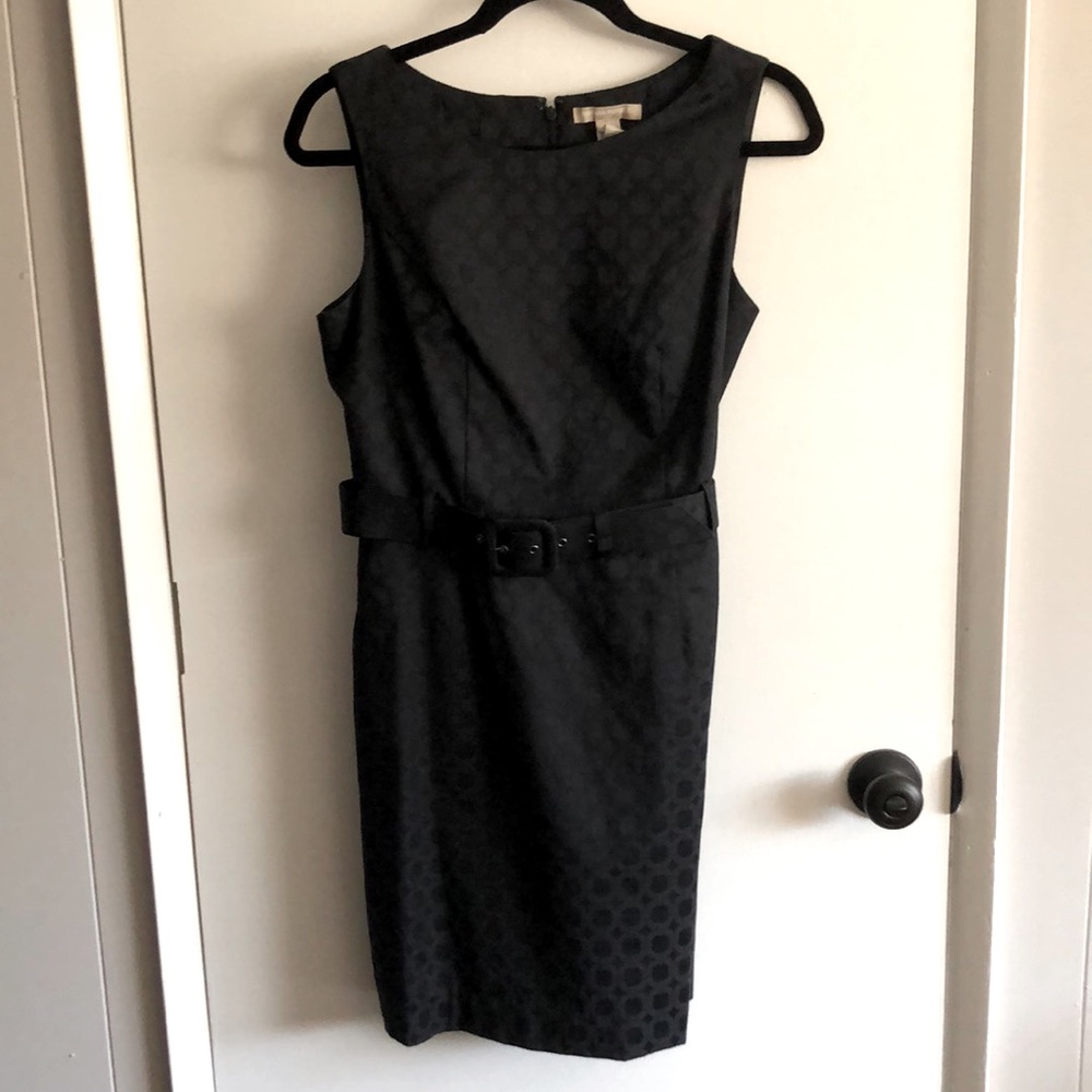 Banana Republic Factory belted black sheath